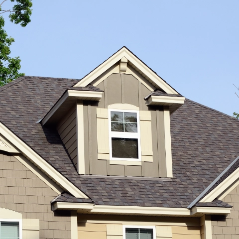 New roof on a home.